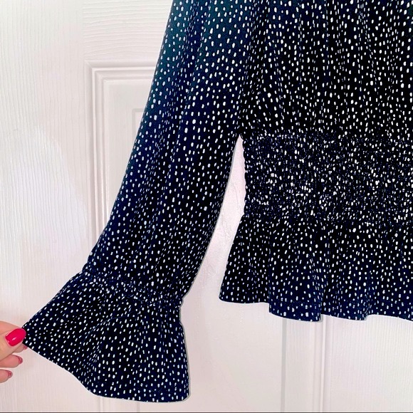 Express Off Shoulder Ruffle Sleeve Top - Picture 2 of 6